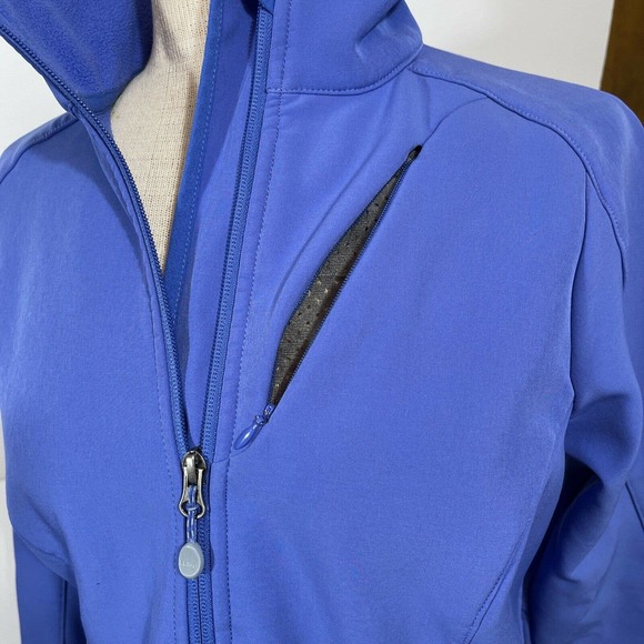 LL BEAN Women’s Pathfinder Soft Shell Jacket Blue Size S - Picture 8 of 9